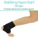 Vive Lace Up Ankle Brace - Men & Women Support Stabilizer Compression Sleeve - Adjustable Leg Splint for Running, Basketball, Soccer - Small Size - Buy Online on GoSupps.com