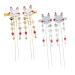 COHEALI 2 pairs hair jewelry rite ball goen party hair clips for girls hair styling accessories girls hair accessory flower girl the bell walk headgear women's hair accessories alloy