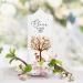 Personalized Wall Sticker Baptismal Candle for Boys - 25cm x 7cm | Unique Motif with Tree Deer & Rabbit | Ideal Individual Baptism Gift - Buy Online on GoSupps.com