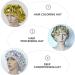 VALICLUD 5 pi ces Bonnet isolant en aluminium pour soin profond des cheveux nourrissant pour salon et usage maison ajustable or et argent - Buy Online on GoSupps.com