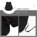 NOLITOY Hairdressing Apron | Barber & Stylist Sleeveless Work Bib | Durable Black Salon & Kitchen Cutting Cape - Buy Online on GoSupps.com