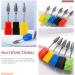 POPETPOP 4pcs Nail Polisher Manicure Tools Nail Drill Heads Nail Art Supplies Tungsten Nail Bit Cuticle Drill Bit Electric Nail Drill Bits Polishing Bit Tungsten Steel Alloy Portable 7x1.3cmx4pcs As Shown 1x4pcs - Buy Online on GoSupps.com