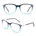 CGID CN79 Classic nerd glasses ellipse 40s 50s panto glasses vintage look clear lens blue