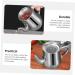 Zerodeko 4pcs Stainless Steel Oil Pot Spice Bottles Pot Bacon Grease Container Olive Oil Container Syrup Jar Keeper Oils Filter Pot Stainless Steel Container Seasoning Pot Oil Bottle Olives 20x15cmx4pcs Silverx4pcs - Buy Online on GoSupps.com