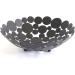 Kitchen Countertop Fruit Rack Fruit Basket Metal Fruit Basket Round Fruit Bowl for Kitchen Table Large Fruit Holder Stand for Vegetable Bread Candy and Household Storage Fruit Trays (Color : Black