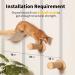 FUKUMARU Cat Wall Furniture - 11.8 Inch Cat Climbing Step with Jute Scratching for Medium and Large Cats - 2 Pack - Buy Online on GoSupps.com