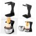 Premium Beard Brush Holder & Shave Brush Organizer - Electric Shaver Storage Rack & Razor Stand for Men | Acrylic Shaving Base - Buy Online on GoSupps.com