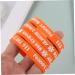 Operitacx 8-Piece Silicone Allergy Alert Bracelet Set | Medical Warning Wrist Leash for Food Allergies | Durable PVC Wristbands for Kids & Adults - Buy Online on GoSupps.com
