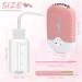 5 Pcs Eyelash Fan Kit - Mini Portable USB Rechargeable Cooling Fan & Lash Cleanser Set - Buy Online on GoSupps.com