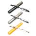 KoKoBin Mini Slim Reading Glasses Spring Hinge Metal Reading Aid Unisex Visual Aid with Case (3 Pieces 2.0) 3 Pieces +2.0