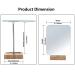 YEAKE Flexible Gooseneck Bamboo Vanity Makeup Mirror360Rotation 8 Large Frameless Vanity Mirror Folding Portable Table Desk Mirror with Stand Bathroom Shaving Make Up Mirrors Rectangle Large (Pack of 1) Bamboo Flexible  - Buy Online on GoSupps.com