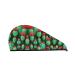 Many Small Cactus Art Coral Velvet Dry Hair Cap Perfect for Home Travel Pool Parties Beaches Baths and More
