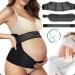 4 in 1 Pregnancy Support Belt Maternity & Postpartum Band - Our Maternity Belt Relieve (Abdomen Waist Pelvis Pain & Offer Back Support) Pregnancy Support Belt Black M 10-12 (80cm-110cm) M 10-12 (80cm-110cm) Black