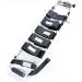 Leg traction frame traction rail set made of aluminum alloy with 4 leg belts adjustable leg rehabilitation traction frames effectively reduce pain and bleeding for emergency rescue