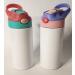 2 pack 12oz sublimation toddler tumblers (Pink/green and pink/purple lids)