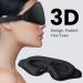 3D Contoured Eye Mask for Sleeping - Soft & Comfortable Night Eye Blinder for Women and Men - Light Blocking Sleep Mask for Travel & Lunch Breaks (Black) - Buy Online on GoSupps.com