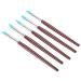 5pcs Dental Silicone Pen  Wooden Handle Blue Head Sculpting Tools for Tooth and Manicure