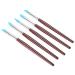 5pcs Dental Silicone Pen Wooden Handle Blue Head Modeling Tools for Tooth and Manicure