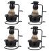 4 Sets Beard Set Household Shaving Bowl Men Accessory Convenient Beard Brush Men Supply Convenient Shaving Cup Professional Shaving Bowl Convenient Shaving Bowl Shaving Supply