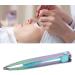 Sonew Stainless Steel Eyebrow Brush False Fake Eyelash Tweezers Small and Portable Multifunctional Tweezer for Repairing Eyebrows Green Violet Gradient - Buy Online on GoSupps.com