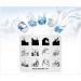 KADS Ocean Nail Stamping Plate - DIY Manicure Stencil Tool (NA011) - Buy Online on GoSupps.com