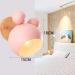 Chao Zan Simple Adjustable Wall Lamp - Kids' Bedroom & Bedside Lighting - Pink Iron & Wood Design E27 Ceiling & Corridor Decor - Buy Online on GoSupps.com