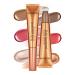 Contour Stick Contour Beauty Wand - Liquid Bronzer Stick Highlighter Cream Contour Blush Stick with Fine Cushion Applicator, Face Makeup Lumi Glotion For Face&Body Create Flawless Finish Cruelty-Free (Contour Medium) #02 Contour(Medium Brown)