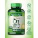 Nature's Truth Vitamin D3 5000 IU Softgels | 400 Count | High Potency | Non-GMO & Gluten Free Supplement 400 Count (Pack of 1) - Buy Online on GoSupps.com