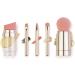 Foundation Brush Lip Eyebrow Electroplated Portable Soft Hair 5 in 1 Makeup Brush for Women for Office (Electroplated Gold) - Buy Online on GoSupps.com