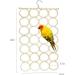 Bohue 2Pcs Bird Swings Stand Parrot Hanging Climbing Net 28 Laps of Climbing Net Bird Toys Cotton Rope Hammock Ladder Circle Swing Frame - Buy Online on GoSupps.com