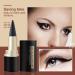 Matte Quick-dry Eyeliner Pencil Black Cream Solid Eyeliner Pen Long Lasting Waterproof Smudge-Proof Makeup Eyeliner with Makeup Mirror (2 Set) - Buy Online on GoSupps.com