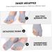 Wrist Brace Thumb Splint Hand & Foot Protectors Set | Silicone Socks & Dividers | Bone Guard Splint Appliance | Assorted Colors - 2 Pairs - Buy Online on GoSupps.com