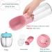 Portable 550ml Dog Water Bottle & 100ml Feed Bottle - Cotop Travel Bottle for Small Dogs - Blue - Buy Online on GoSupps.com