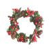 HOMSFOU 2pcs Wall Hanging Wreath Wedding Wreaths Artificial Xmas Wreath Twig Berry Wreath Pine Wreath Red Berry Garland Pine Garland Wreath for Front Door Pinecone Wreath Christmas Spring 7x7cm
