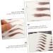 SKISUNO Eyebrow Pen 9 Sheets Waterproof Eyebrow Stickers Grooming Shaping Eyebrow Sticker Makeup Brow Sticker Hair 3d - Buy Online on GoSupps.com