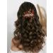 IYOU Crstal Wedding Hair Clip Flower Red Barrette Headpiece Rhinestone Hair Combs Prom Bridal Hair Accessories for Women - Buy Online on GoSupps.com
