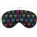 Neon Skulls Sleep Mask - Light Blocking Breathable Eye Mask for Men and Women - Adjustable Strap for Flight and Nap - One Size (455) - Buy Online on GoSupps.com