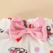 UUAISSO Baby Girls Cow Print Ruffled Outfit 0-3 Months - Pink Elephant Design - Buy Online on GoSupps.com