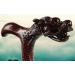 Walking Sticks Hardwood Walking Sticks for Man and Woman | Carved Exquisite Dragon Handle | Rosewood Cane Walker Assisting WoodenCanes for Men and Women - Buy Online on GoSupps.com