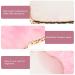 Lurrose 2Pcs Heart Shape Resin Agate Makeup Palette - Ideal for Nail Art & Foundation Mixing | International Shipping - Buy Online on GoSupps.com
