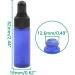 Rowiz 30 Pack 5ml Glass Drip Bottles for Essential Oils Lotions & Perfumes - Blue with Droppers & Caps - Buy Online on GoSupps.com