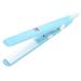 Ceramic Mini Hair Curler Straightener Flat Iron for Short Small Curling Tiny Irons Travel Size Bangs 2 in 1 Straightener Tourmaline Plate Beauty Heating Heats Up Fast (Sky Blue)