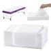 Disposable Bed Sheets Massage Table Sheets, 20 Pcs Waterproof Massage Sheets Cover Non-Woven Fabric for Spa, Beauty Salon, Hotels, 78’’ x 31’’ White