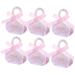 HOMSFOU 50 Sets Candy Box Wedding Party Favor Boxes Chritmas Candy Wedding Boxes Hawaiian Paper Favor Boxes Birthday Candy Bags Chrismas Candy Paper and Ribbon Chocolate Box Baby Gift Box 1 count (Pack of 1) Pink
