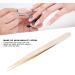 Nail Art Tweezers Multifunctional Nail Art Tweezers Steel Golden Straight Tweezers for Eyelashes Manicure - Buy Online on GoSupps.com