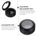 Housoutil 40 Pcs Empty Eye Shadow Box Travel Accessories Travel Lotion Jars Eyeshadow Holder Round Highlighter 4x3.8cmx5pcs Blackx5pcs - Buy Online on GoSupps.com