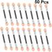 Hemoton 50pcs Women Eyeshadow Brush Eyeshadow Sponge Brush Tipped Oval Makeup Tool Makeup - Buy Online on GoSupps.com