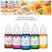 Novobey 12 Colors Liquid Lip Gloss Pigment Set - DIY Cosmetic Dye for Making Lip Gloss - Pure Plant Pigment for Lip Gloss Base - Buy Online on GoSupps.com
