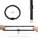 HAVHAF Braided Hair Ties for Men 5 pcs(XL Black) - Elastic Hair Ties for Buns Curly Thick Hair | No Damage Crease Breakage | Men's Hair Accessories - Buy Online on GoSupps.com