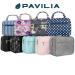 Pavilia Hanging Toiletry Bag - Travel Toiletries Organizer for Men and Women, Foldable Roll-up Design, Water Resistant with Mesh Pocket (Navy Stripe) - Buy Online on GoSupps.com
